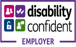 the disability confident employer logo